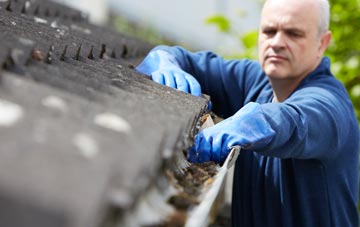 cleaning and inspecting Dartmoor Expedition Centre roofs